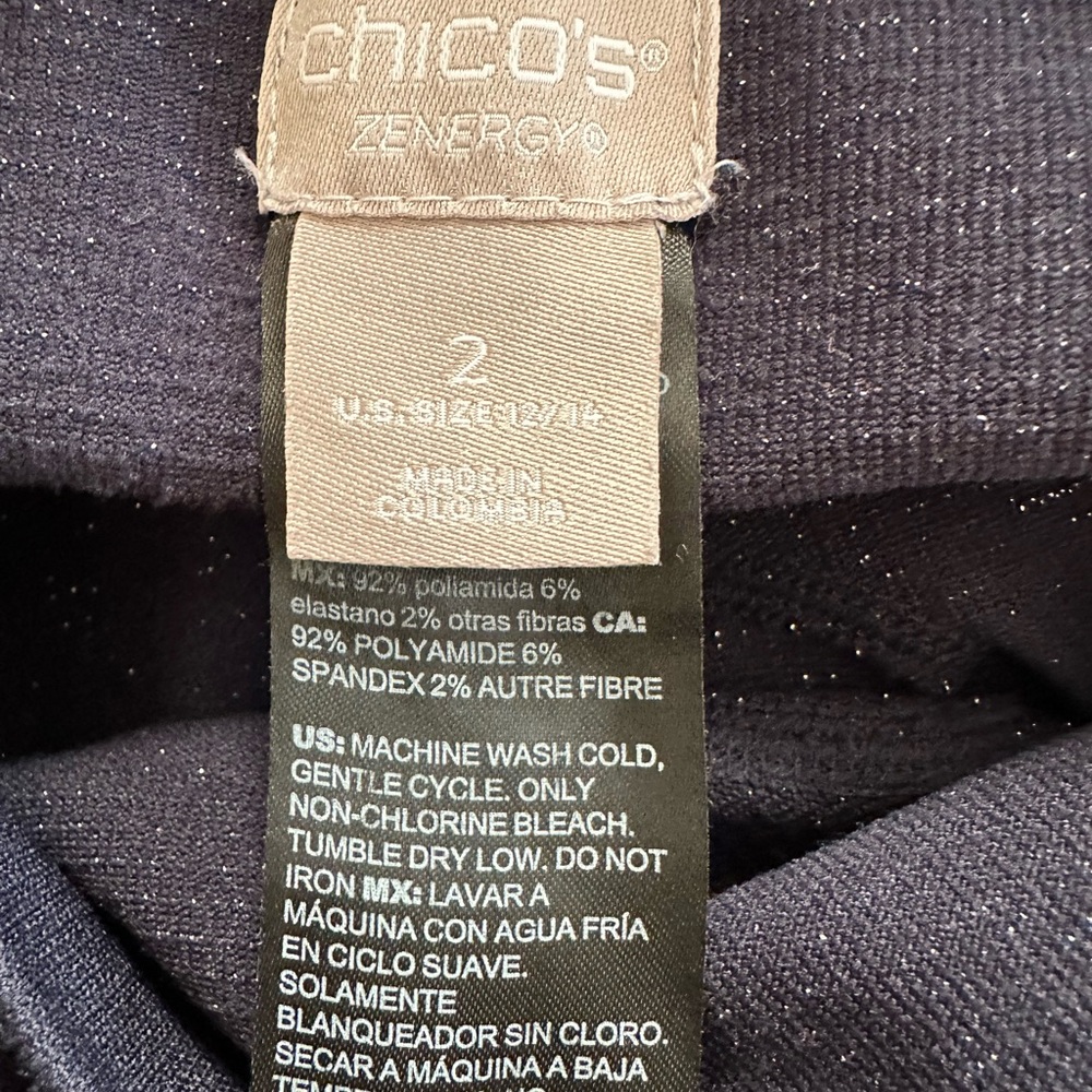 Chico's Zenergy Navy Knitwear